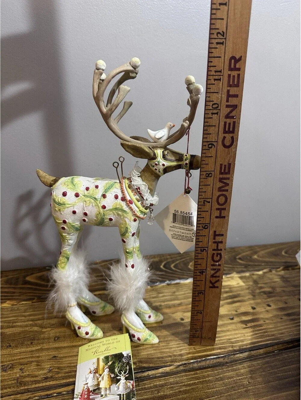 Mackenzie Childs Patience Brewster 11.5” Dash Away Vixen Reindeer Figurine